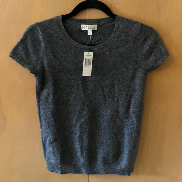 Neiman Marcus Cashmere T-shirt Sweater - Picture 1 of 3